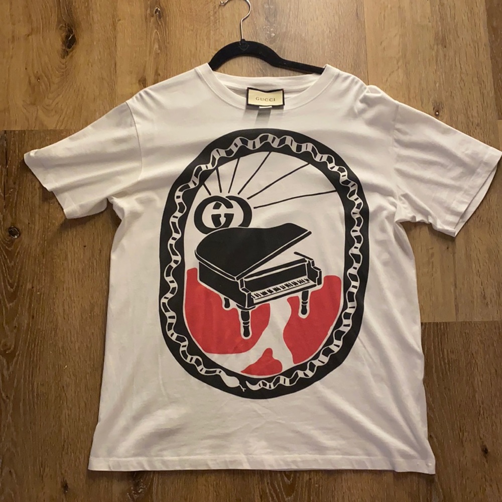 Gucci Piano White Tshirt
